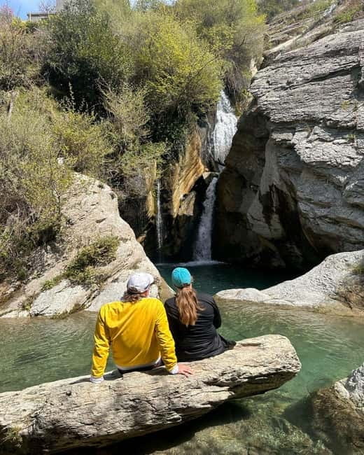 Berat: Osumi Canyon, Bogova Waterfall, & Rakia Village Tour - Bogova Waterfall and its very cold pool