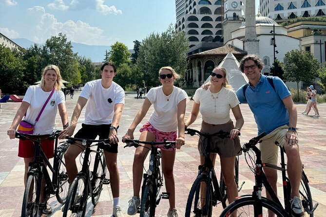 Bike or E-Bike Tour Tirana: Highlights & Grand Park Guided Cycle - Starting among markets and monuments