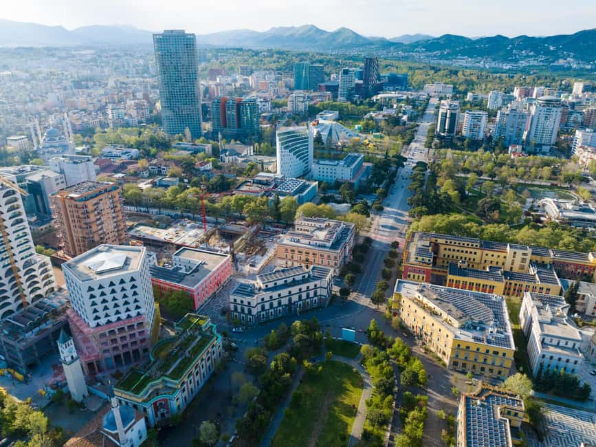 Bike Tour Tirana with the Local Guide - The Pyramid, Postbllok, and Enver Hoxha’s former home