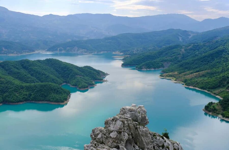 Bovilla Lake & Mount Gamti: Half-Day Hiking Trip from Tirana - Meeting Bovilla Lake before the climb