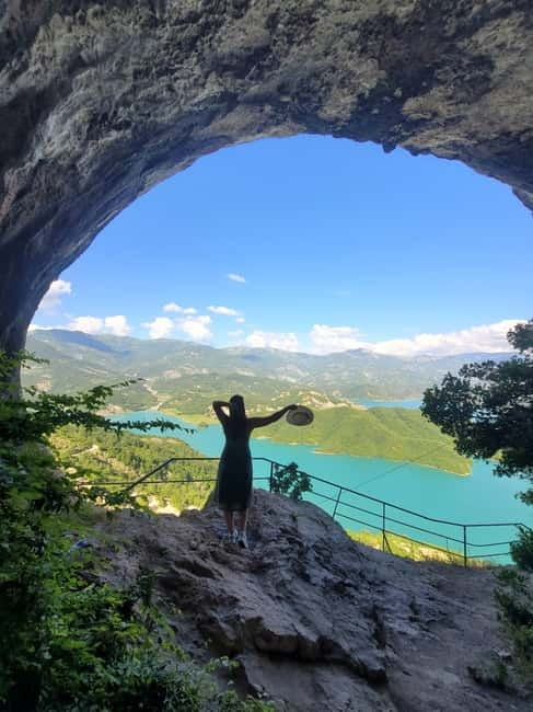 Bovilla Lake View & Gamti Mountain from Tirana - Terkuza Canyons: The First Scenic Stop