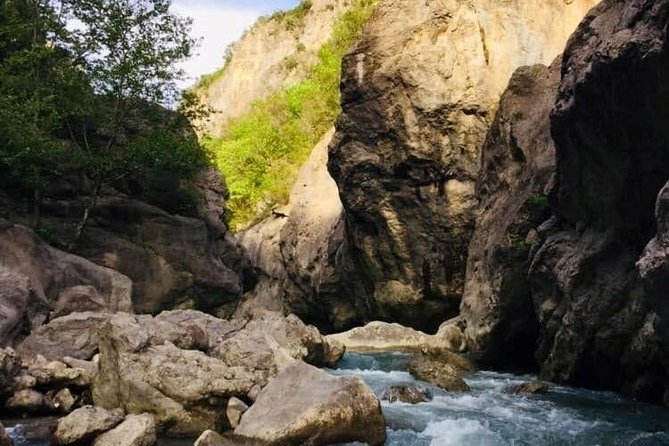 Cave of Pellumbas, Canyons & Castles hiking tour includes lunch - Petrela Castle and the final view toward Tirana