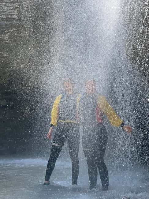 Çorovoda: Osumi Canyon Rafting/River Tubing Tour - Narrow passages and the Sugar Waterfall