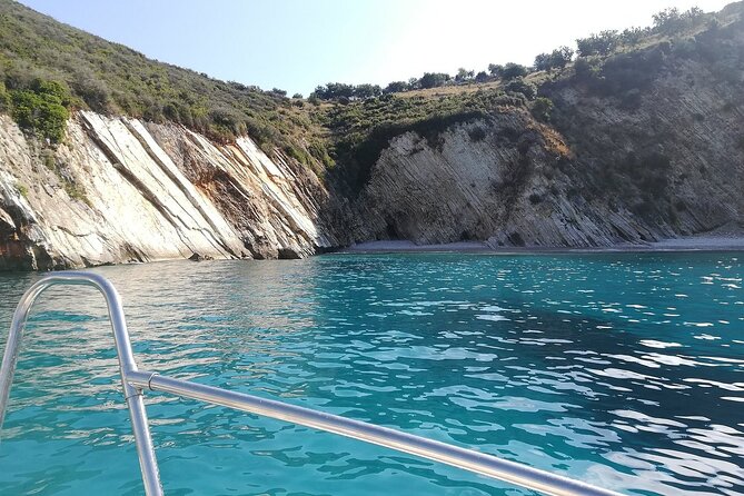 Dhermi: Boat tour of the coast to Filikuri beach - Tina and Enea add a local, personal touch