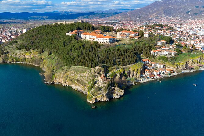 Durres/Golem: Ohrid UNESCO, St Naum and Black Drin Day Tour - Saint Naum Monastery beside Lake Ohrid