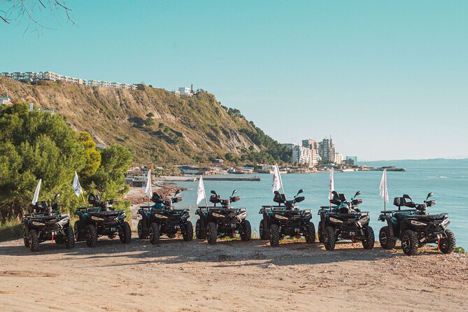 Durres: Off Road ATV Kallmi Tour - Kallmi Beach: hills, streams, and clean water