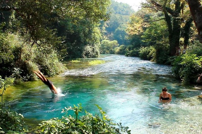 Explore Blue Eye- The Monument of Nature - Leaving Saranda in an air-conditioned vehicle