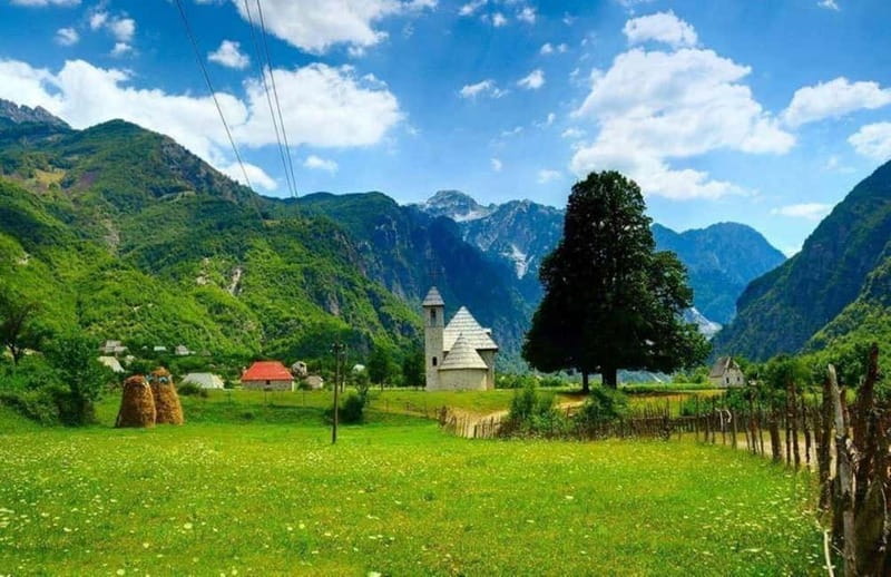 Explore Theth in a Day from Tirana - Albania’s Best Escape - Theth Village, its church, and old stone homes