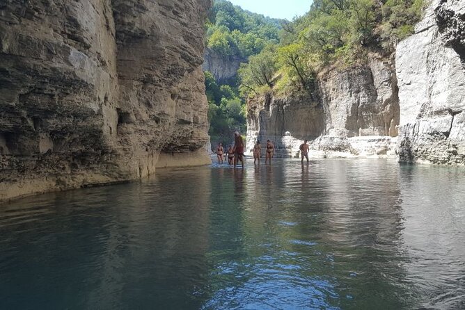 From Berat exploring Bogova waterfall & Osumi canyon - Lunch, snacks, and the value of the package