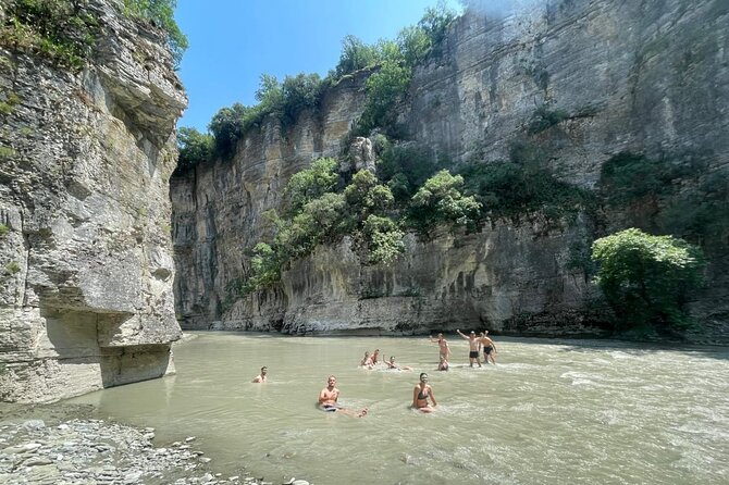 From Berat exploring Bogova waterfall & Osumi canyon - Meeting near the Gorica neighborhood