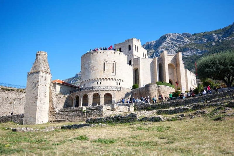 From Durres/Golem: Kruja Castle & Old Bazaar Day Tour - Leaving the coast for Kruja’s hilltop setting