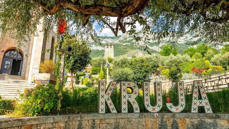 From Durres/Golem: Kruja Castle & Old Bazaar Day Tour - First look at Kruja, the old stronghold