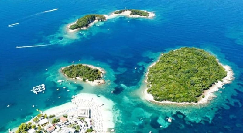 From Durrës/Golem: Vlora, Sazan & Karaburun Speedboat - What the $81 price includes