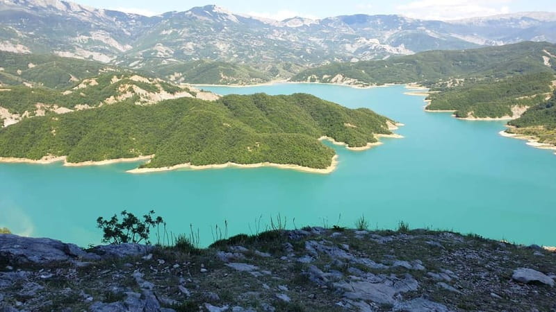 From Durres: Sunset Tour Bovilla Lake & Gamti Mountain - The ride toward Bovilla Lake