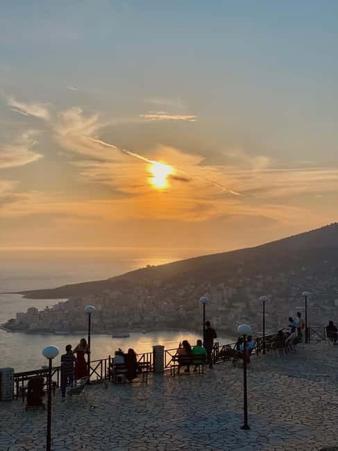 From Ksamil & Sarande: Blue eye & Lekursi Castle SUNSET - Walking into the Blue Eye spring