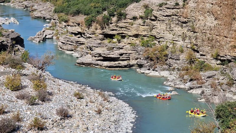 From Permet: Amazing Rafting Experience at Vjosa River - Getting ready at the rafting center