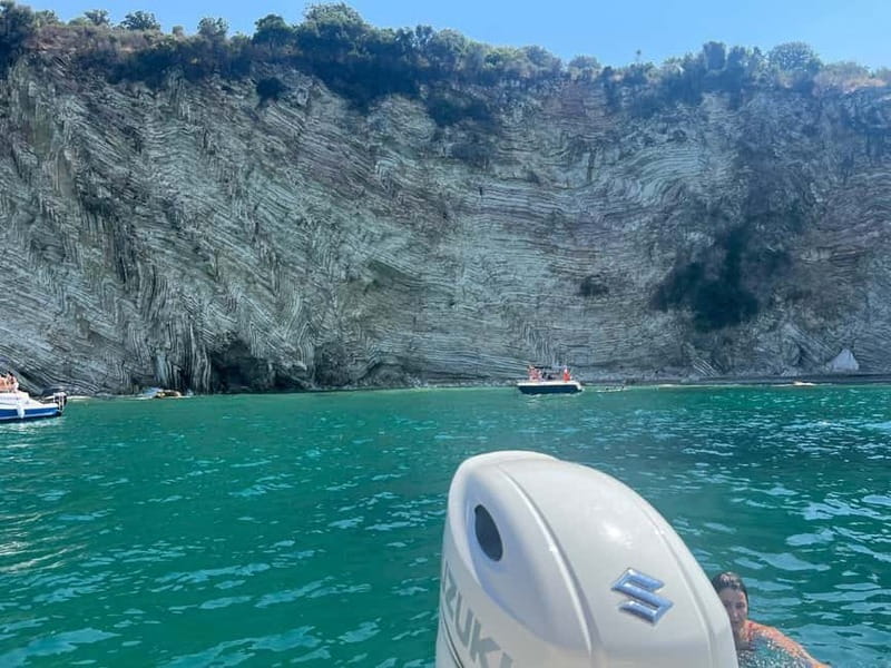 From Saranda, Boat tour to Krorëza,Kakome, and Turtle Cave. - Saranda’s Northern Coast From the Water