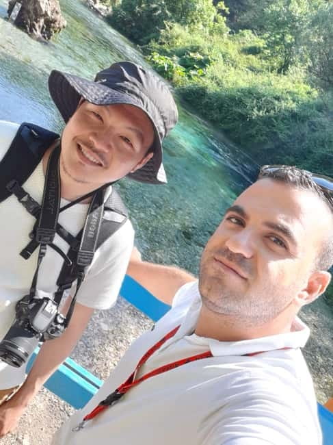 From Saranda: Explore Blue Eye- The Monument of Nature - Seeing the Blue Eye after the forest walk