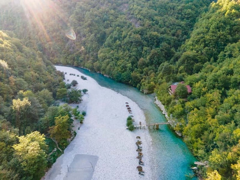 From Shkoder: Komani Lake and Shala River - The one-hour boat ride toward Shala River