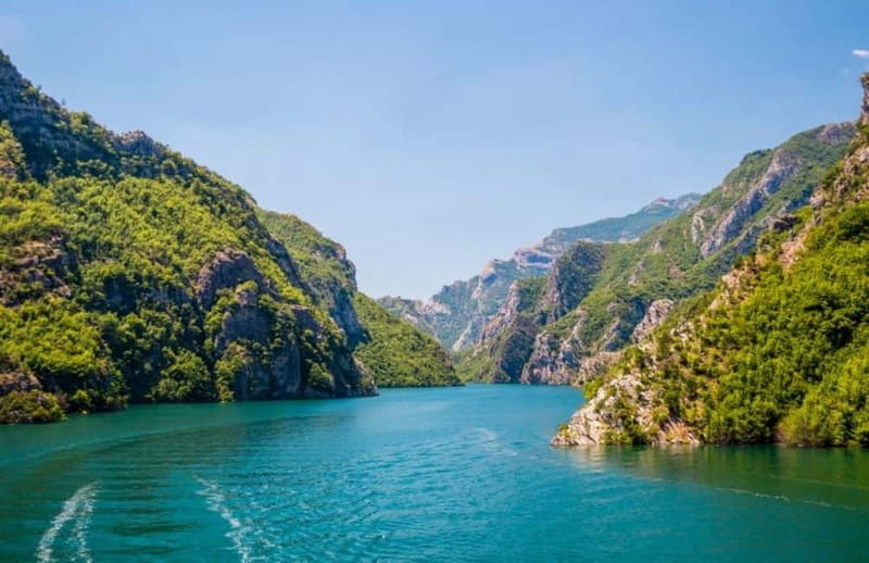From Shkodra: Koman Lake Adventure with Boat Ride & Kayak - From Hotel Rozafa to Koman Lake