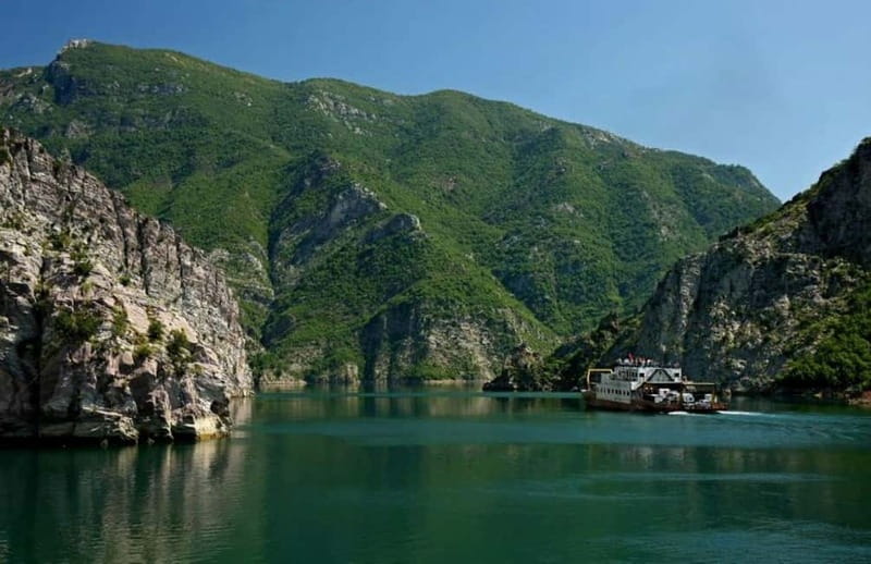 From Shkodra: Koman Lake Adventure with Boat Ride & Kayak - Peace Island and the fjord-like views