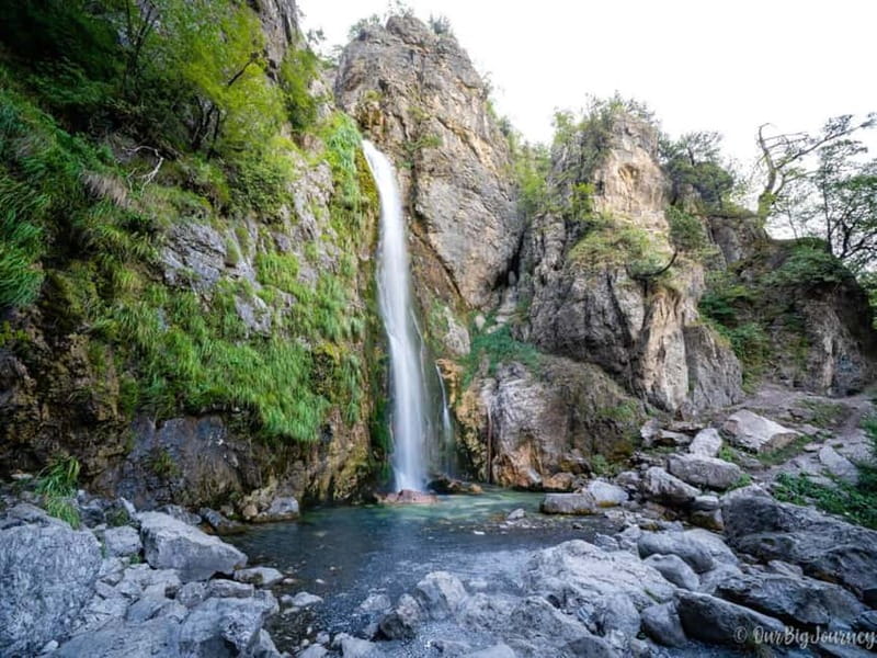 From: Tirana and Shkoder: Theth & Blue Eye Full Day Tour. - Entering Theth National Park