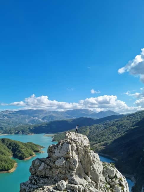 From Tirana: Bovilla Lake & Gamti Mountain Hiking Tour - Reaching Lake Bovilla and its dramatic water