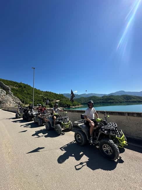 From Tirana: Bovilla Quad Highlights Tour - The 10-minute climb to the restaurant and viewpoint