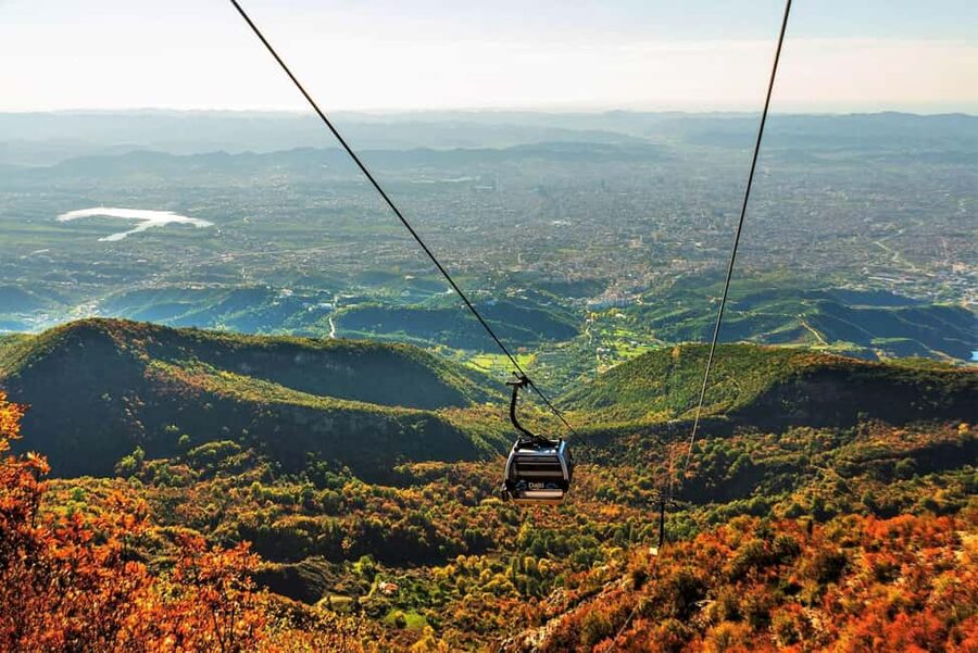 From Tirana : Dajti Mount, Cable Car Ticket With Transport - The views are worth waiting for
