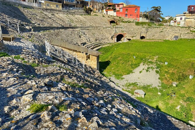 From Tirana: Durres city & Golem beach, Sun & History Day Trip - The Roman amphitheater: Durrës’s strongest ancient site