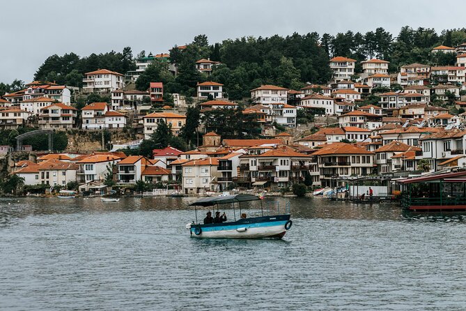 From Tirana/Durres: Day tour to Ohrid North Macedonia - Saint Naum Monastery and the peacocks