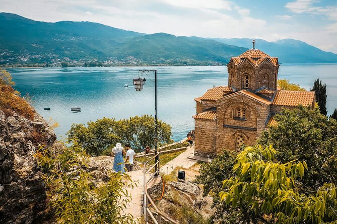 From Tirana & Durres: Day Tour to Ohrid, St Naum, North Macedonia - Lin Pogradec, a quiet first look at the lake