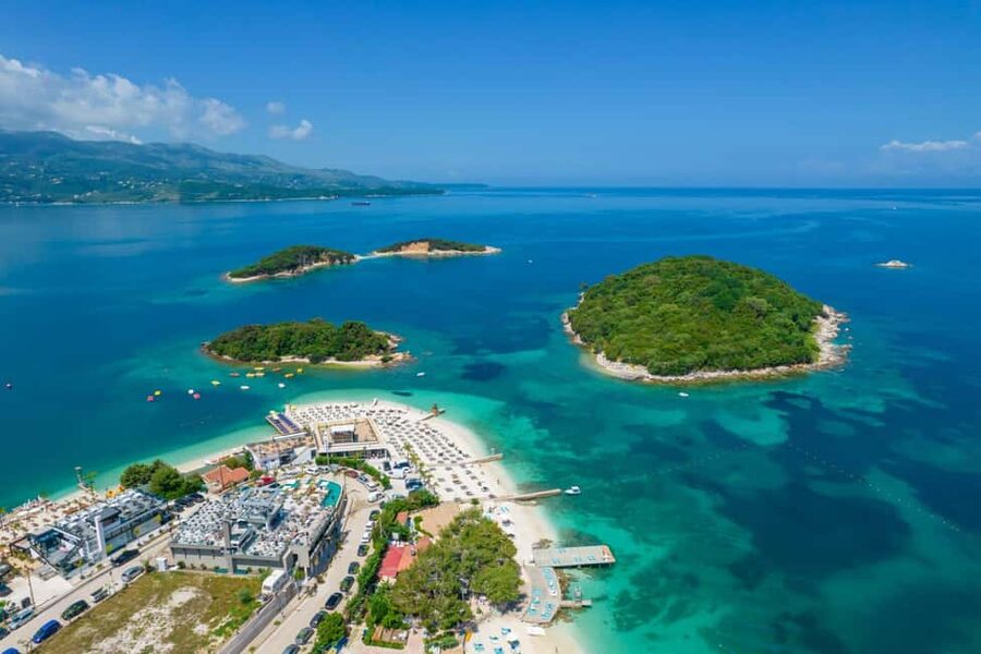From Tirana/Durres/Golem: Ksamil, Blue Eye, Sarand(Smll Grp) - Three and a half hours around Ksamil’s islands