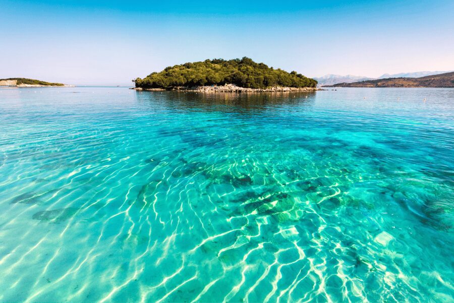 From Tirana/Durrës: Saranda, Ksamil, and Blue Eye Tour - Lekursi Castle and the best high view