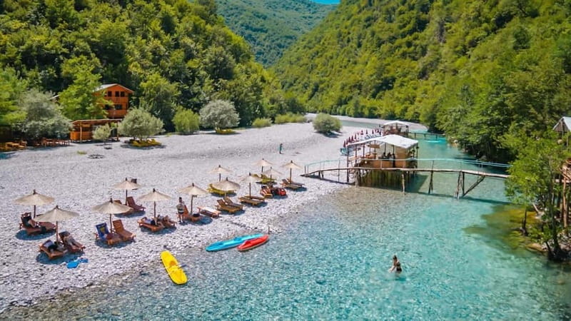 From Tirana/Durres: Tour to Shala River - Thailand of Europe - The boat ride toward Shala River