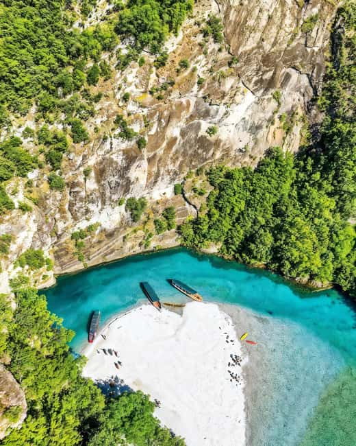 From Tirana/Golem/Durres: Komani Lake and Shala River Tour - The 80-minute boat ride through Komani Lake