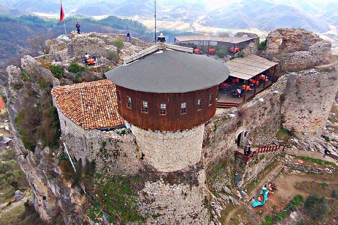 From Tirana: Hiking to Pellumbas cave and Petrela Castle - The drive to Petrela Castle