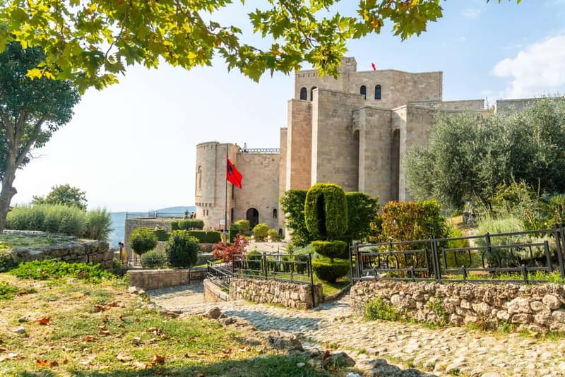 From Tirana: Krujë Day Trip with Krujë Castle & Old Bazaar - Entering Krujë Castle and the Skanderbeg Museum
