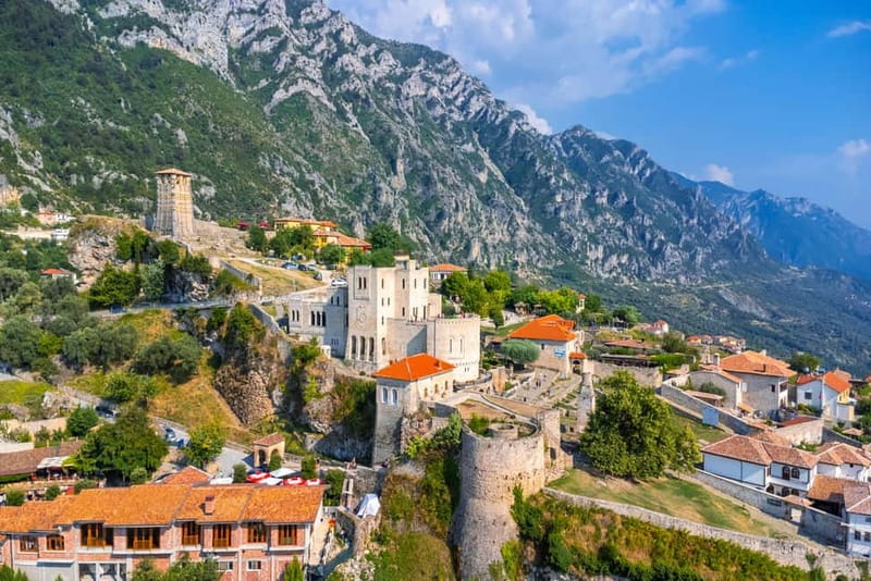 From Tirana: Krujë Day Trip with Krujë Castle & Old Bazaar - Sari Salltik Shrine and the views above town