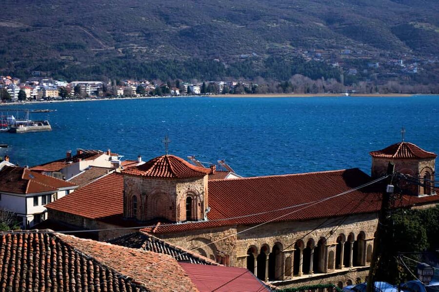 From Tirana: Lake Ohrid & Struga Guided Day Tour - Lake Ohrid and the Church of St. John viewpoint