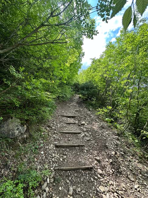 From Tirana: Pëllumbas hiking & Cave exploration - The return walk and Pëllumbas break