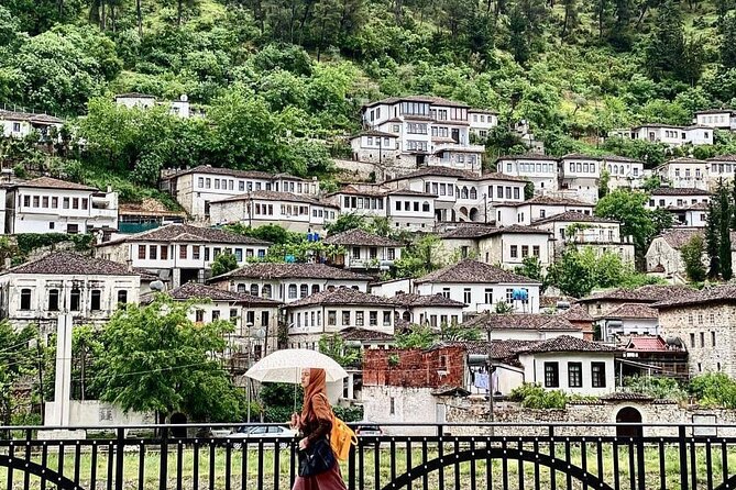 From Tirana; Semi - Private Day Trip to Berat & Belsh Lake - Gorica Bridge and the view of Berat