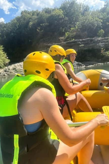 From Tirana: Vjosa Rafting & Benja Thermal Baths Day Tour - The four-hour ride from Tirana