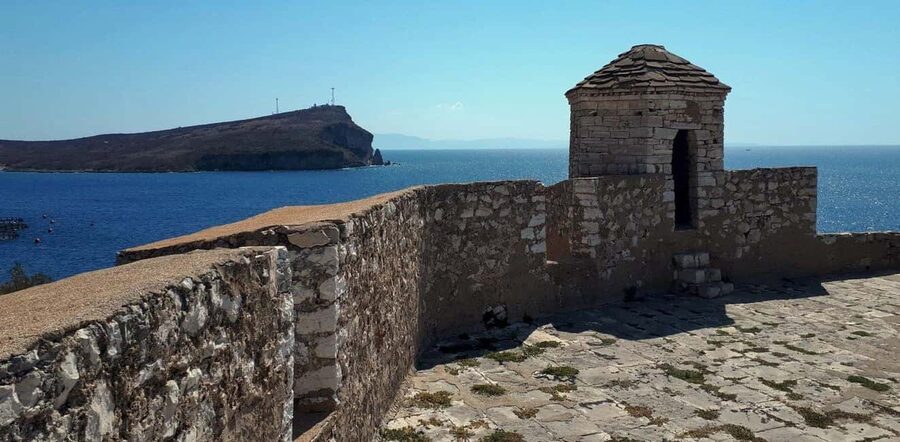 From Vlora: Llogara National Park & Himara Day Trip - Porto Palermo Castle and the peninsula setting