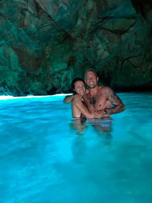 From Vlore: Blue Cave and Grama Bay Adventures - Grama Bay earns the longest stop