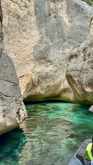 From Vlore: Blue Cave and Grama Bay Adventures - Blue Cave and Sant Andreas Bay finish the route