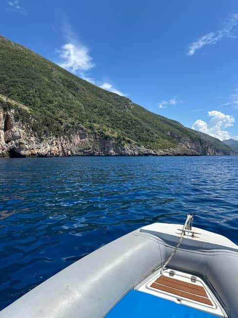 From Vlore: Haxhi Ali Cave&Karaburun Speedboat Tour - Leaving Vlorë on a fast coastal ride