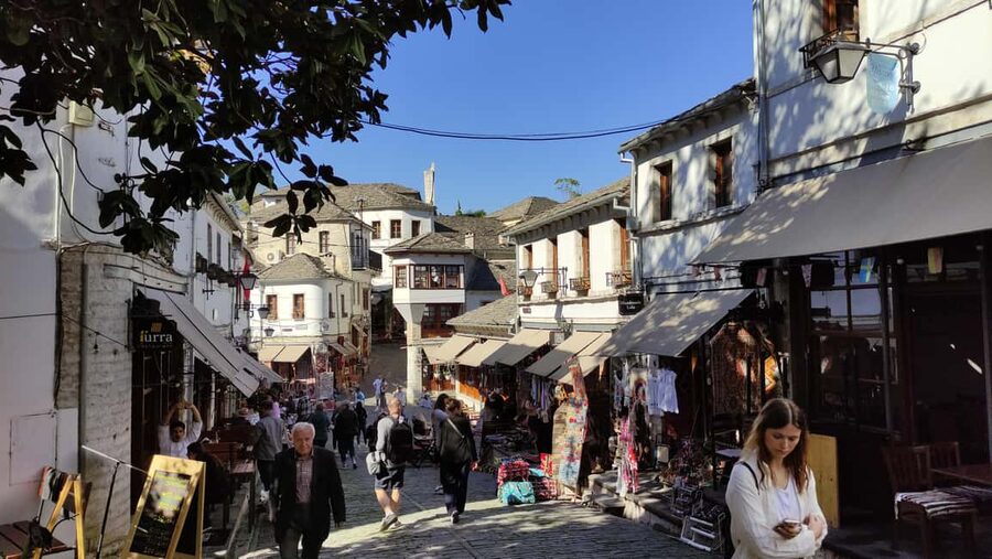 Gjirokaster: Old Bazaar and Castle Private Walking Tour - Starting near the food market