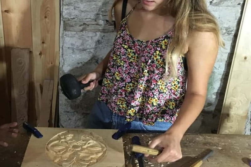Gjirokaster: Wood Crafting Class - Who will enjoy the class most