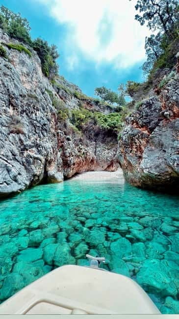 Grama Bay & Blue Cave: Snorkeling & Secret Beaches in Vlore - Starting at Hotel Bologna at 10:30
